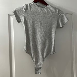 NWOT SKIMS grey bodysuit
